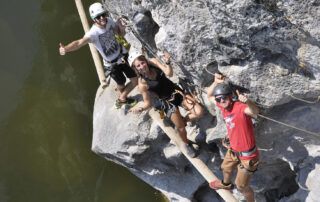 Via Ferrata au-dessus du Chassezac